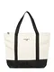 Tommy Jeans Shopper torba  bijela / crna