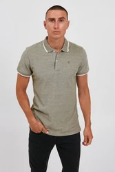 Casual Friday Shirt 'Tristan' oliv/wei
