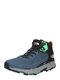 Outdoorschuh schwarz / taubenblau / neongrün / weiß