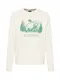 Cotton On Sweatshirt beige / grasgrün