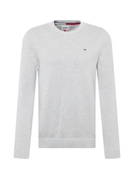 Pullover navy / hellgrau / rot