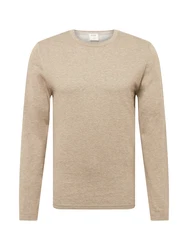 OLYMP Pullover Strick Casual Crew Neck sand