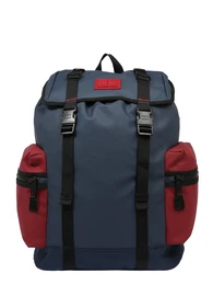 Rucksack marine / schwarz / pastellrot