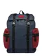 Tommy Jeans Rucksack marine / schwarz / pastellrot
