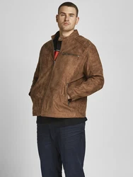 Jack & Jones Plus Jacke 'Rocky' braun