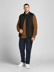 Jack & Jones Plus Weste schwarz