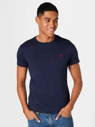 Polo Ralph Lauren T-Shirt Rundhalsshirt Regular Fit marine/rot