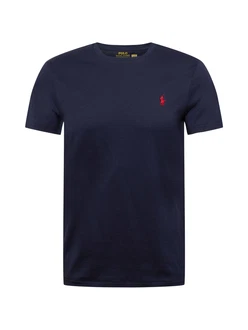 Polo Ralph Lauren T-Shirt Rundhalsshirt Regular Fit marine/rot