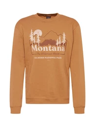 Sweatshirt karamell / naturweiß / pueblo
