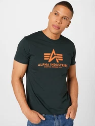 Alpha Industries T-Shirt Basic T 2 Pack tanne/hellorange/schwarz/wei