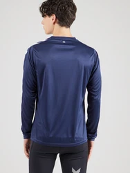 Hummel Funktionsshirt dunkelblau/weiß