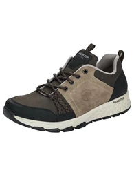 Sneaker beige / dunkelbraun / schwarz / wei