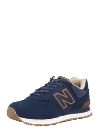 Sneaker marine / hellbraun