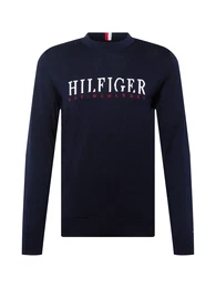 Pullover dunkelblau / weiß / rot