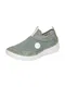 RIEKER Slip on boty  svtle zelen / bl