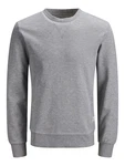 Jack & Jones Plus Sweatshirt BASIC SWEAT CREW NECK graumeliert