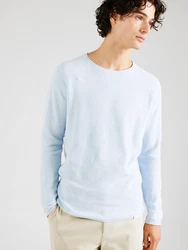 NOWADAYS Pullover Honeycomb kitt/hellblau/schwarz