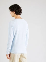 NOWADAYS Pullover Honeycomb kitt/hellblau/schwarz