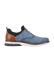 Rieker Schnürschuh Slip-On Sneaker blau (14450-14)