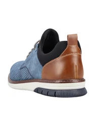Rieker Schnürschuh Slip-On Sneaker blau (14450-14)