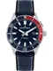 Jacques Lemans Uhr blau / rot / weiß / silber