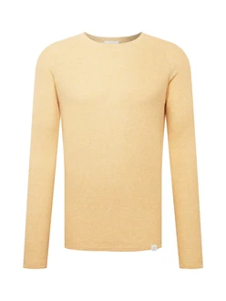 NOWADAYS Pullover Honeycomb beigemeliert