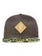 DJINNS 6 Panel Snapback Cap ''''BatiquePeak'''' oliv