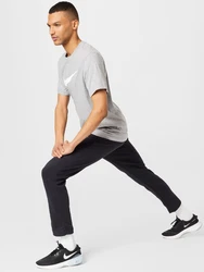 Nike Sportswear T-Shirt 'Swoosh' graumeliert/weiß