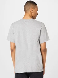 Nike Sportswear T-Shirt 'Swoosh' graumeliert/weiß