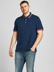 Jack & Jones T-Shirt JJEPaulos navy/rot/wei