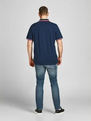 Jack & Jones T-Shirt JJEPaulos navy/rot/wei