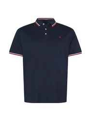 Jack & Jones T-Shirt JJEPaulos navy/rot/wei