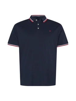 Jack & Jones T-Shirt JJEPaulos navy/rot/wei
