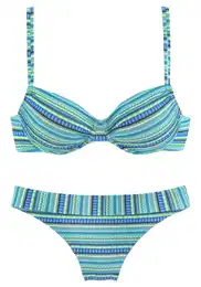 Bikiny tyrkysová / kobaltová modř / královská modrá / nebeská modř / žlutá