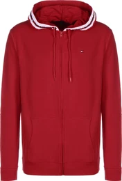 Sweatjacke navy / rot / wei