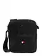 TOMMY HILFIGER Torba za ez ramo  rna / rdea / bela