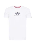 Alpha Industries Rundhalsshirt Basic T schwarz/weiß