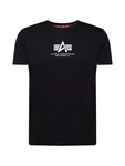 Alpha Industries Rundhalsshirt Basic T schwarz/wei