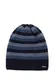 Finn Flare Strickmütze dunkelblau / grau / blau
