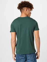 ALPHA INDUSTRIES T-Shirt dunkelgrn/wei