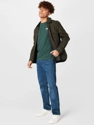 ALPHA INDUSTRIES T-Shirt dunkelgrn/wei