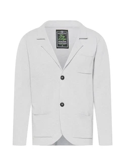 Key Largo Strickjacke Sakko JAN (1-tlg) hellgrau