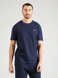 HUGO T-Shirt 'Dero' marineblau/weiß