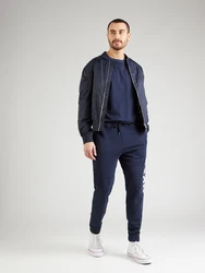 HUGO T-Shirt 'Dero' marineblau/weiß