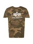 ALPHA INDUSTRIES T-Shirt khaki/oliv/tanne/wei