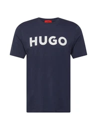 T-Shirt 'Dulivio' dunkelblau / wei