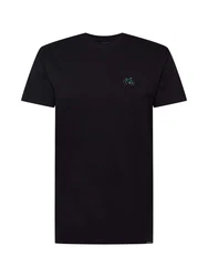 Iriedaily T-Shirt 'Peaceride' grau / jade / pfirsich / schwarz