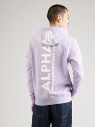 ALPHA INDUSTRIES Sweatshirt flieder/wei