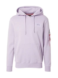 Sweatshirt flieder / wei