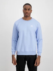 ALPHA INDUSTRIES Sweatshirt hellblau/weiß
